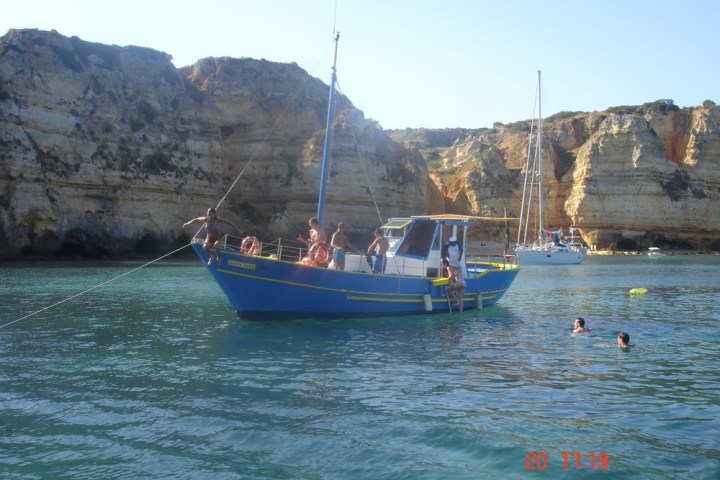a boat that is floating in the water