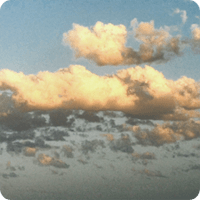 a close up of clouds in the sky